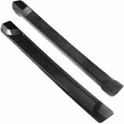 Running Boards for 2018-2025 Jeep Wrangler JL 4-Door Black 6 inch Side Step Nerf Bars