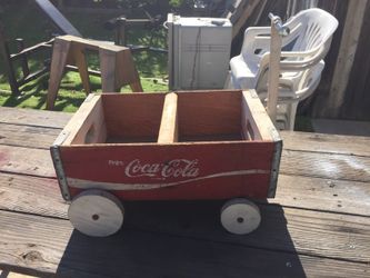 COCA COLA cola crate wagon