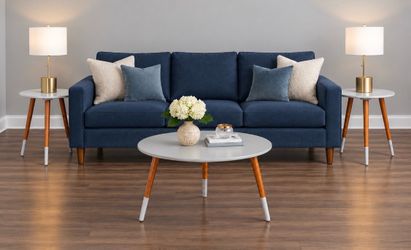 New 3 Piece Coffee and Side End Table Set