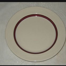 New Oneida Restaurant Ware, 36 Bread Plates, Espree Burgundy
