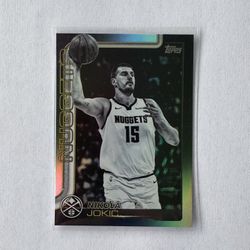 2025 Topps Nikola Jokic Black Foil SP