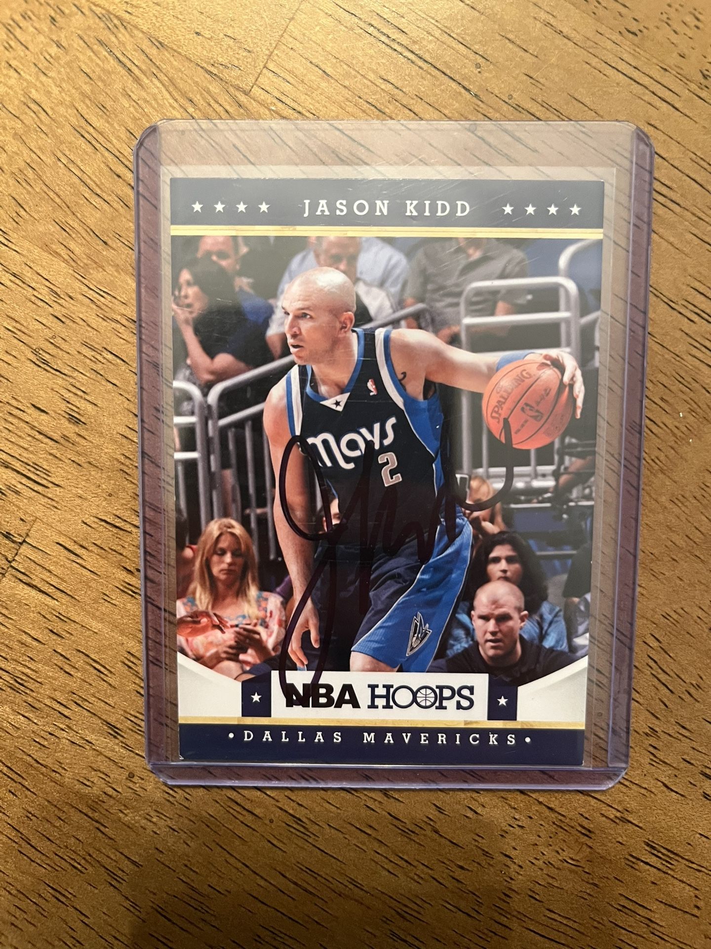 Jason Kidd Autographed NBA Card