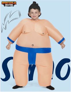 Spooktacular Creations Kids Inflatable Sumo Costume