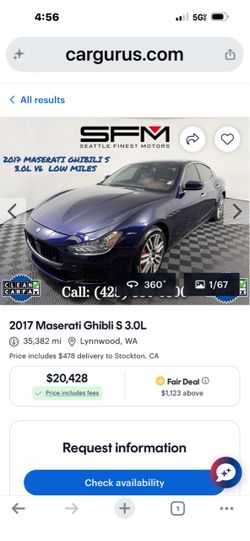 2017 Maserati Ghibli