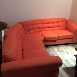 New 7by7 feet L circle shape sofa set