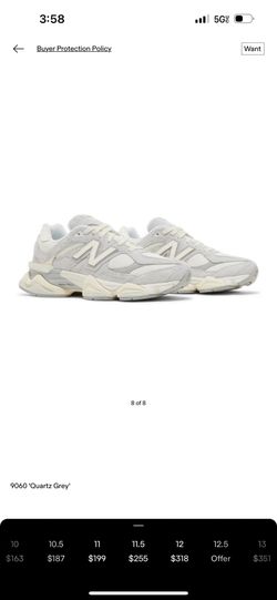 New Balance Quarts Grey