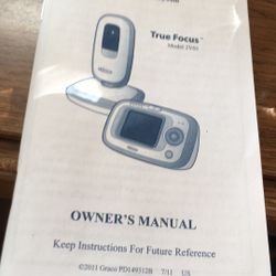 Graco video baby monitor