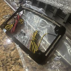 Motorcycle License Plate Frame. Harley Davidson