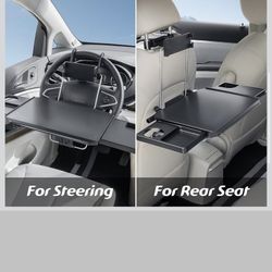 Paffenery Large Car Steering Wheel Tray/ Back Seat/ phone holder. 