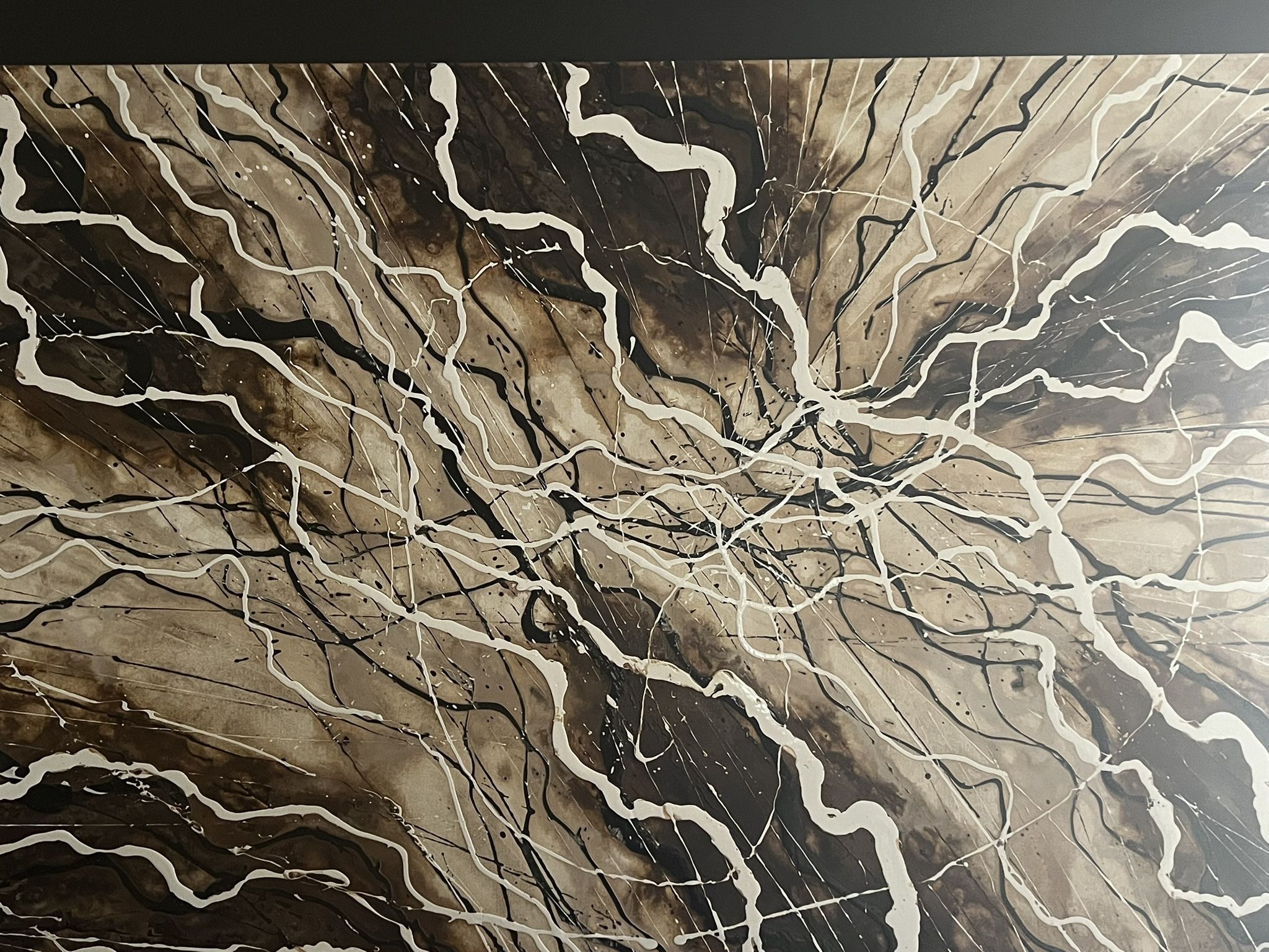 Large Wall Art Painting, See Pictures For Measurements