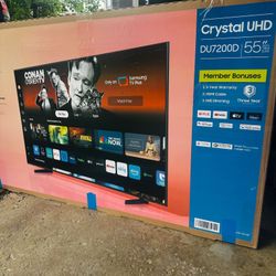 Samsung Crystal 55” TV 4K