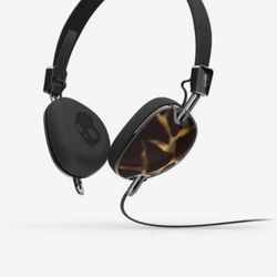 Lot of Brand New Skullcandy Supreme Sound Navigator Corded Headphones in Tortoise - 34 Units