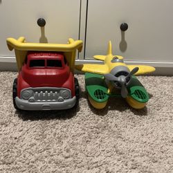 Green Toys Dump Truck & Seaplane 