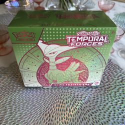 Pokemon Temporal Forces Elite Trainer Box Iron Leaves ETB SV05