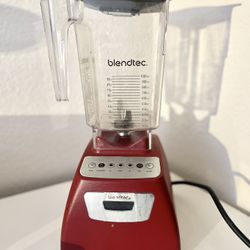 BLENDTEC Classic Blender, Wildside Jar - RED