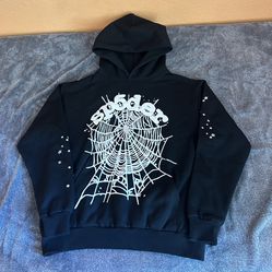  NEW Sp5der OG Web Hoodie Black - Size Medium Never Worn In Perfect Condition With Bag 