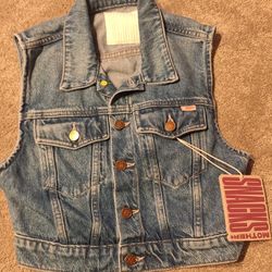 Mother Snacks Denim Vest