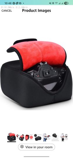 CADeN DSLR SLR Camera Sleeve Case with Neoprene Protection, Compatible for Nikon, Canon, Pentax, Sony and ect