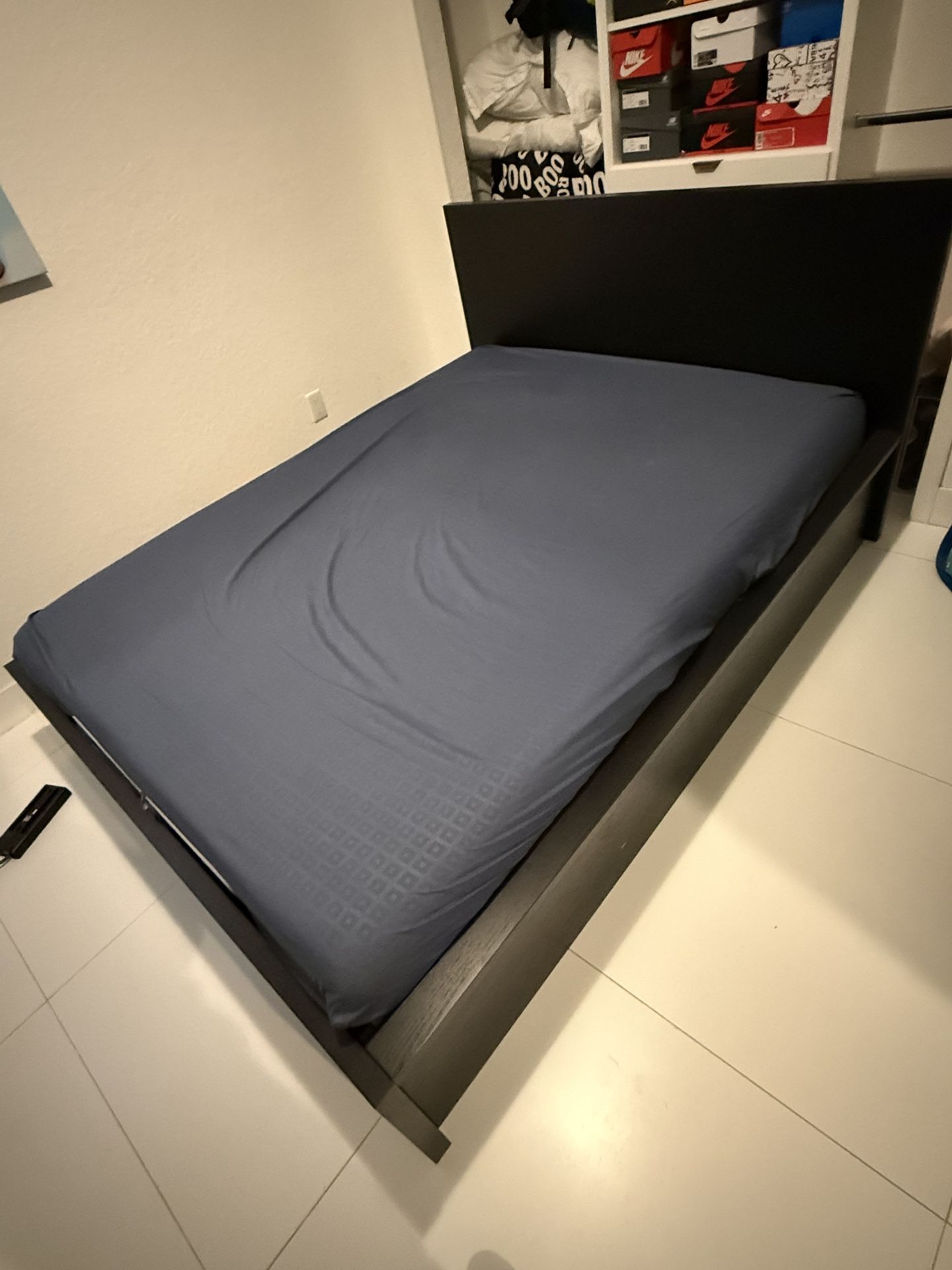 Black Bed Frame With Storage