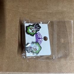 Acrylic Earring Horror Theme Small