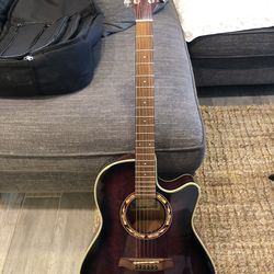 Ibanez Acoustic Guitar With Case