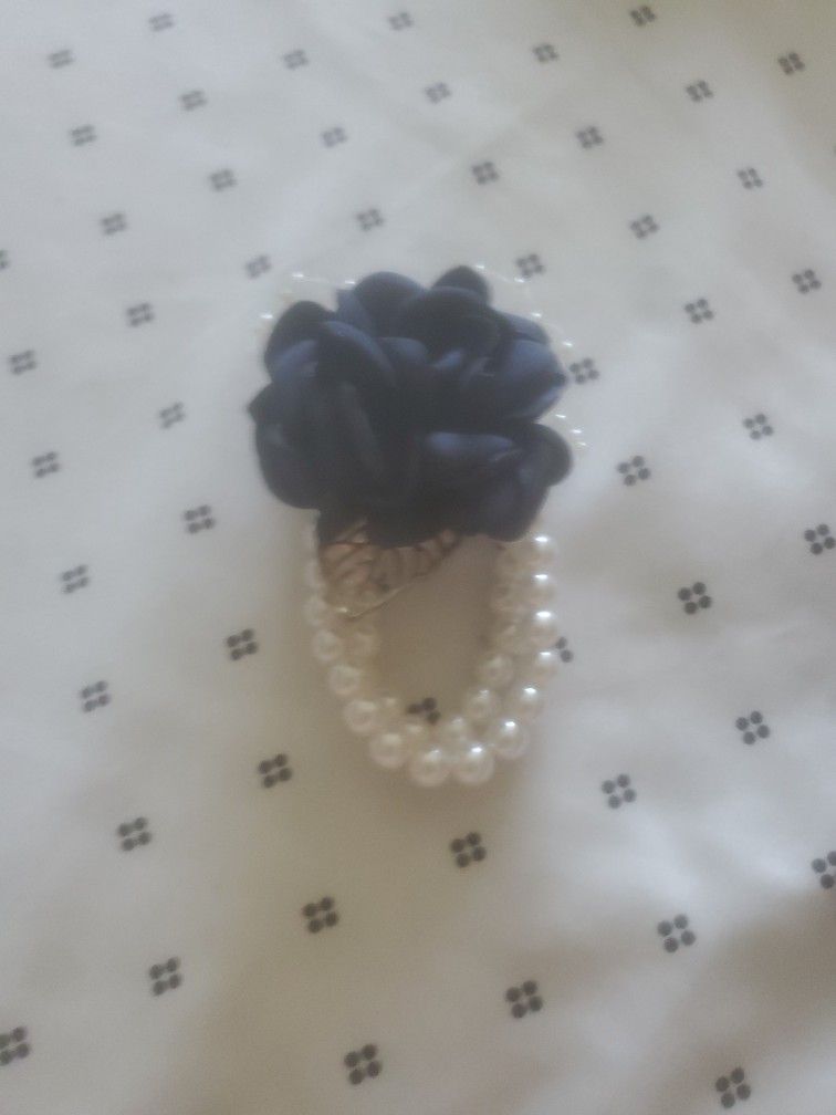 Black Rose Corsage