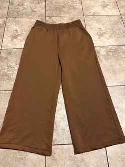 Women’s wide leg lounge pants large Pettie