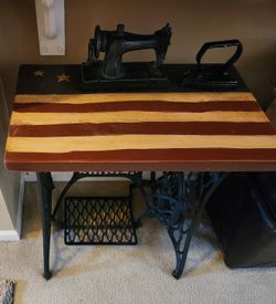 Sewing Machine Table Top Antique 