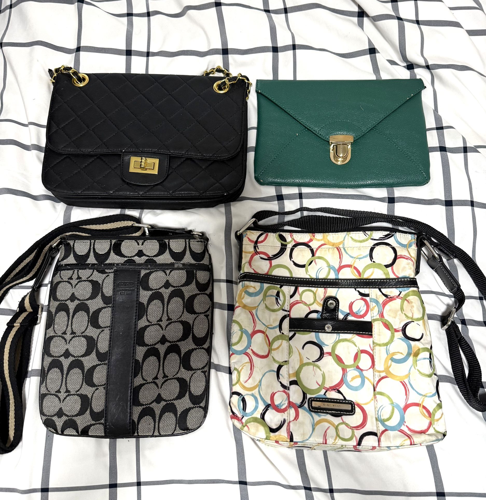 Bag Lot Of 4 Coach And Forever 21 Bag