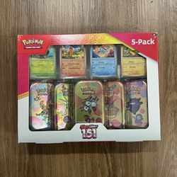 Costco Pokemon Scarlet & Violet 151 Mini Tin 5-pack (Magneton) 