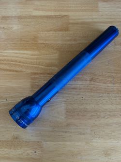 Maglite Blue Flashlight Mag-Lite Mag Lite