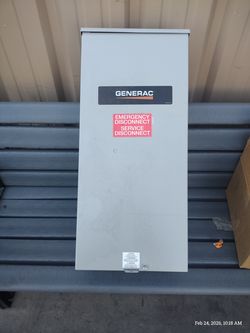Generac Automatic Transfer Switch Box