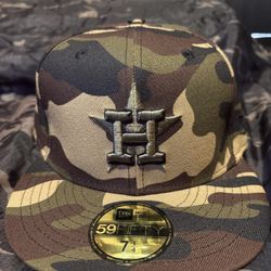 Houston Astros Fitted Cap 7 1/4 New Era