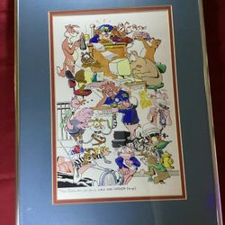 Robert Marble Limited Edition Lithograph Signed With COA #72/950 “Law & Order”