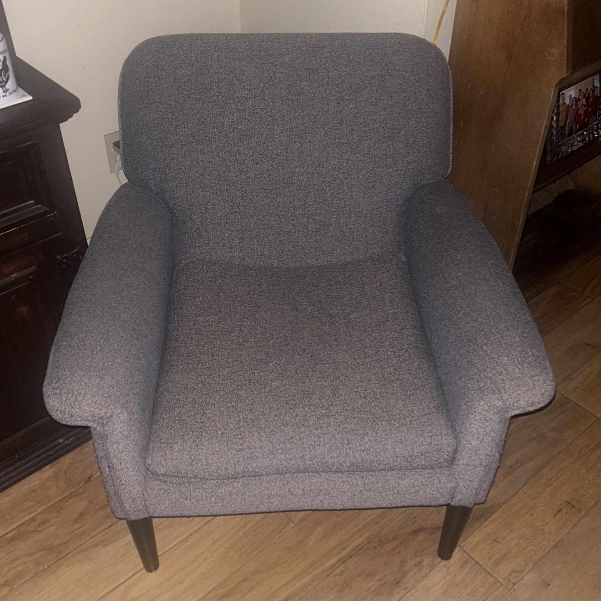 Tweed Reading Chair From West Elm