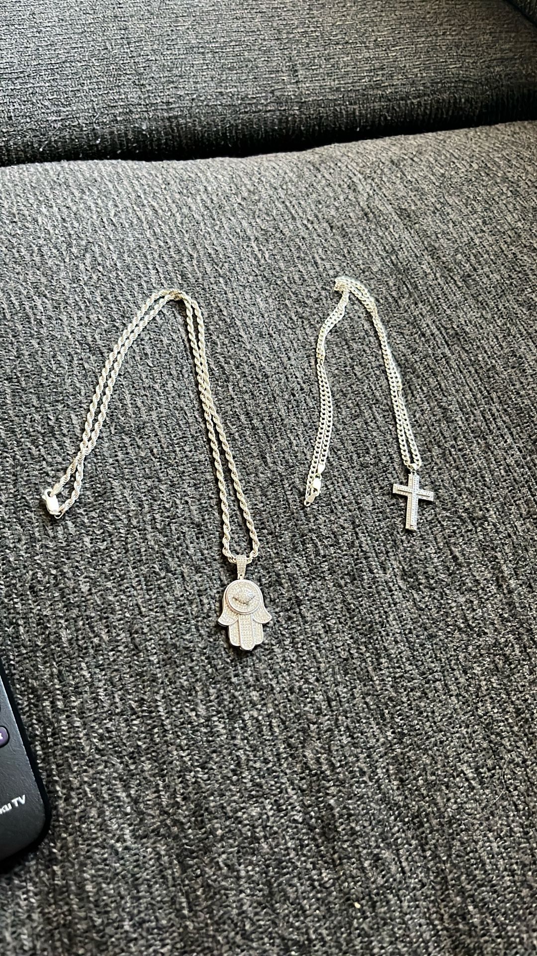 Real Solid Stamped Chains With Gia Cert Vvs Diamonds
