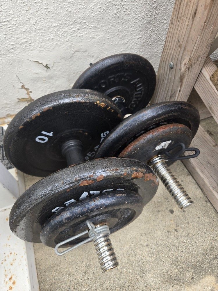 SA GEAR/ SPORTS AUTHORITY Adjustable Barbells