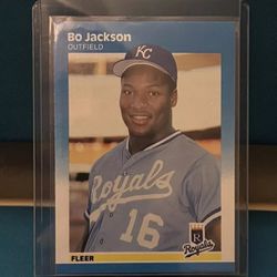 Bo Jackson Star Baseball Player - 1987 Fleer #369