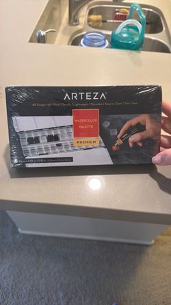 Arteza Premium Watercolor Palette 48 Half-Pans