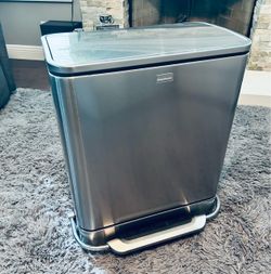 simplehuman Dual Compartment Trash and Recycling Bin