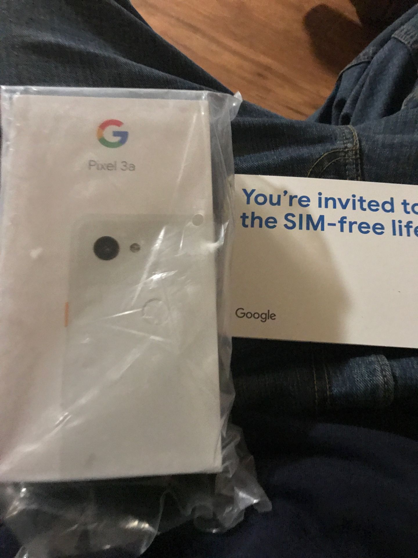 Google pixel 3a brand new in box and plastic