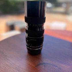 Vintage Manual Camera Lens with Macro