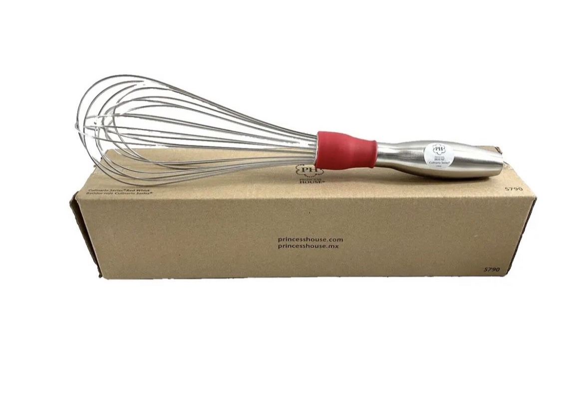 Princess House Culinario Series Red Whisk (5790) / Batidor Rojo