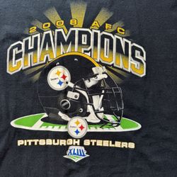 Pittsburgh Steelers 2008 AFC Champions NFL Super Bowl XLIII T-Shirt XL