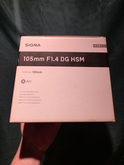 Sigma 105mm f/1.4 DG HSM Art Lens for Sony E