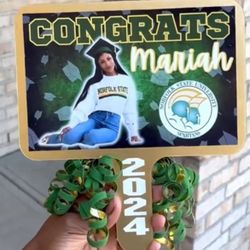 Custom Graduation Fans