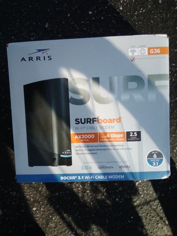 Arris G36 Wifi And Cable Modem