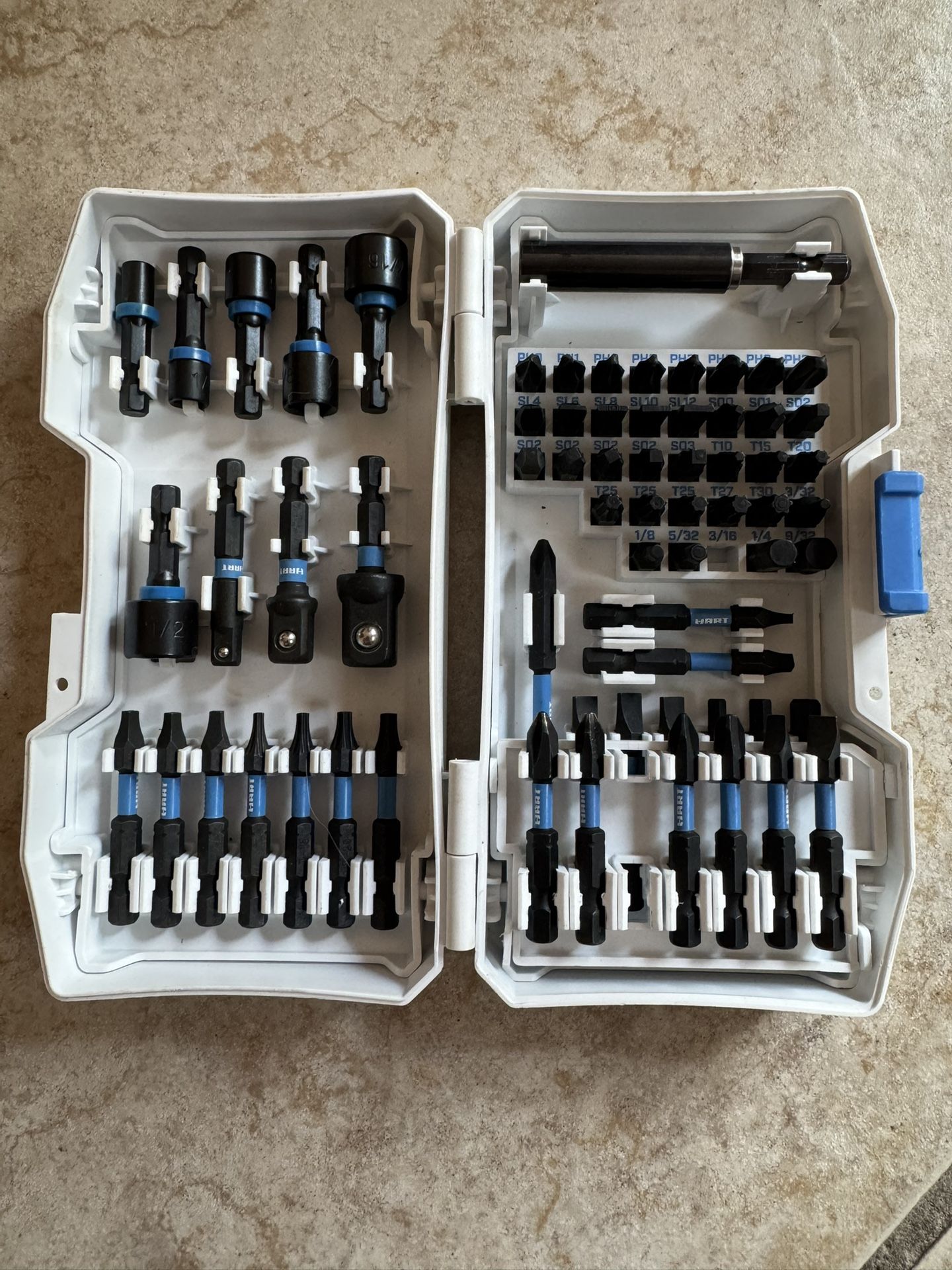 Hart 68 Piece Impact Driving Bit Set