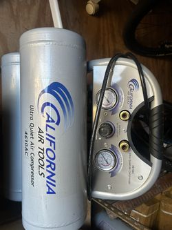 Air Compressor With Hose Reel