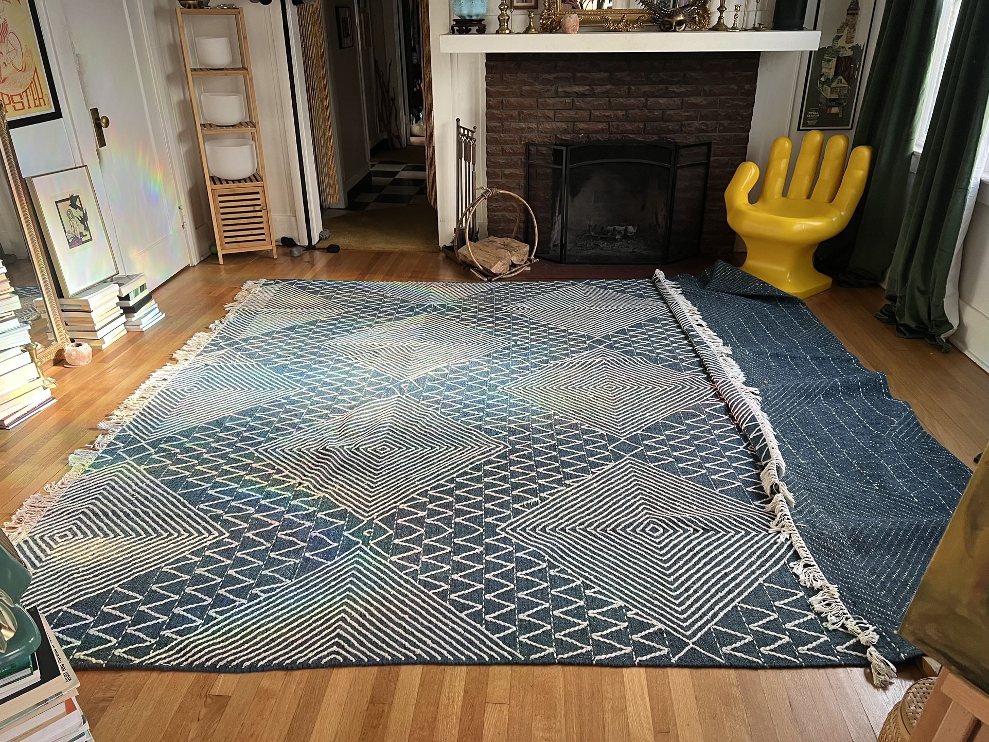 9x12 West Elm Flatweave Rug
